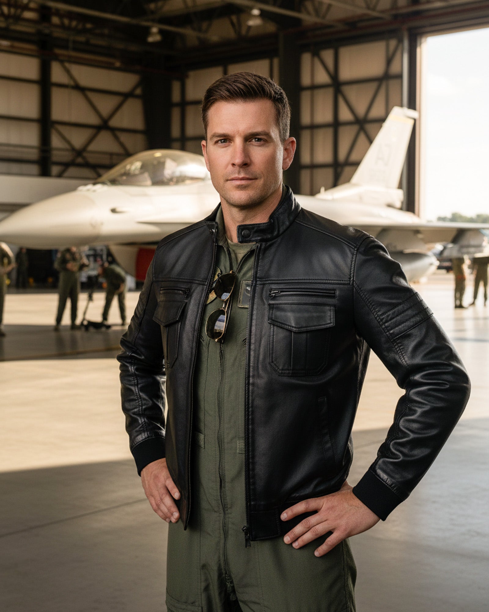 Lazio – Premium Black Leather Flight Jacket Lazio – Premium Black Leather Flight Jacket