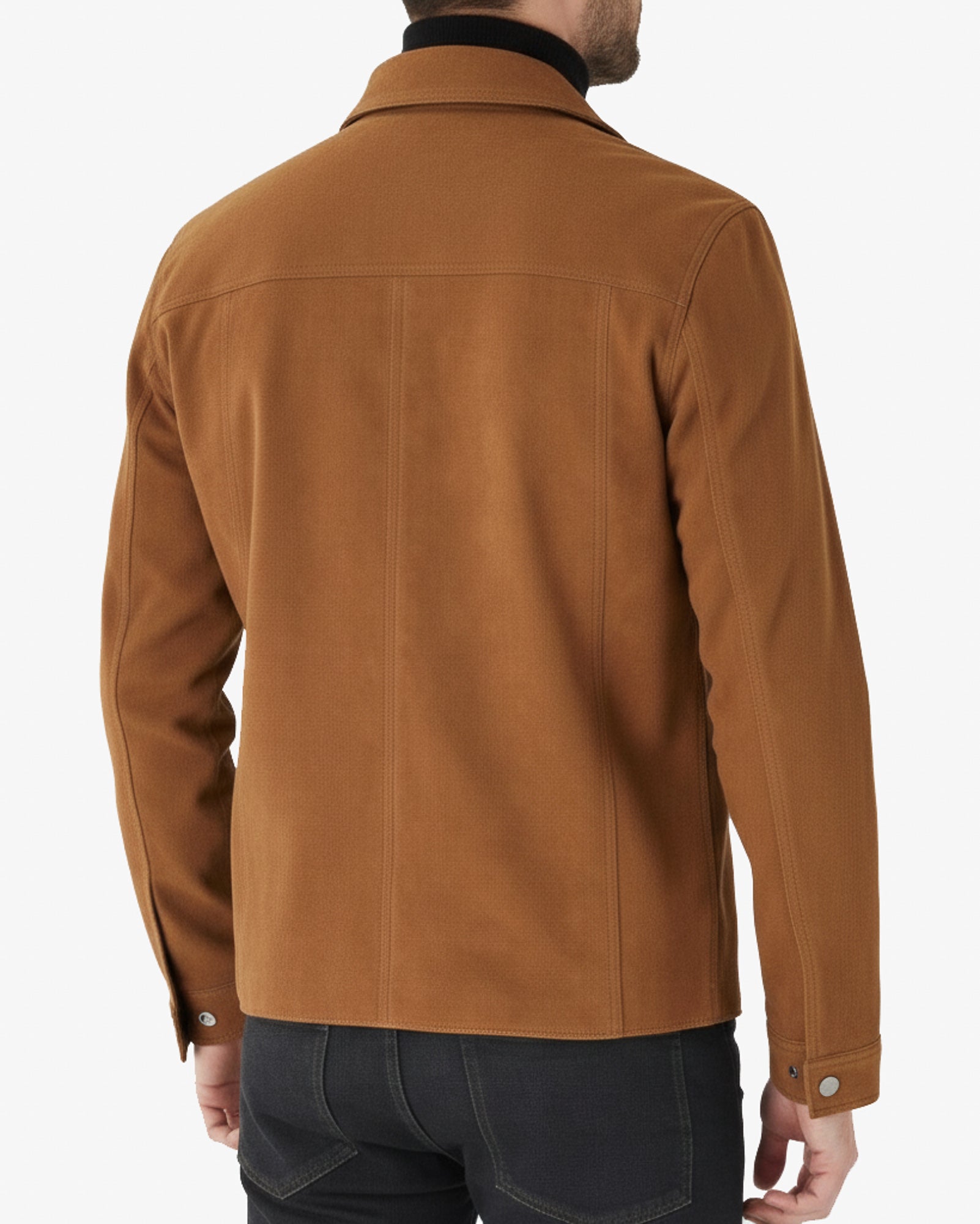 Rivoli – Men’s Suede Trucker Leather Jacket Rivoli – Men’s Suede Trucker Leather Jacket