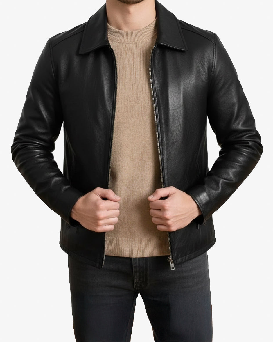 Venezia – Men’s Black Leather Jacket Venezia – Men’s Black Leather Jacket