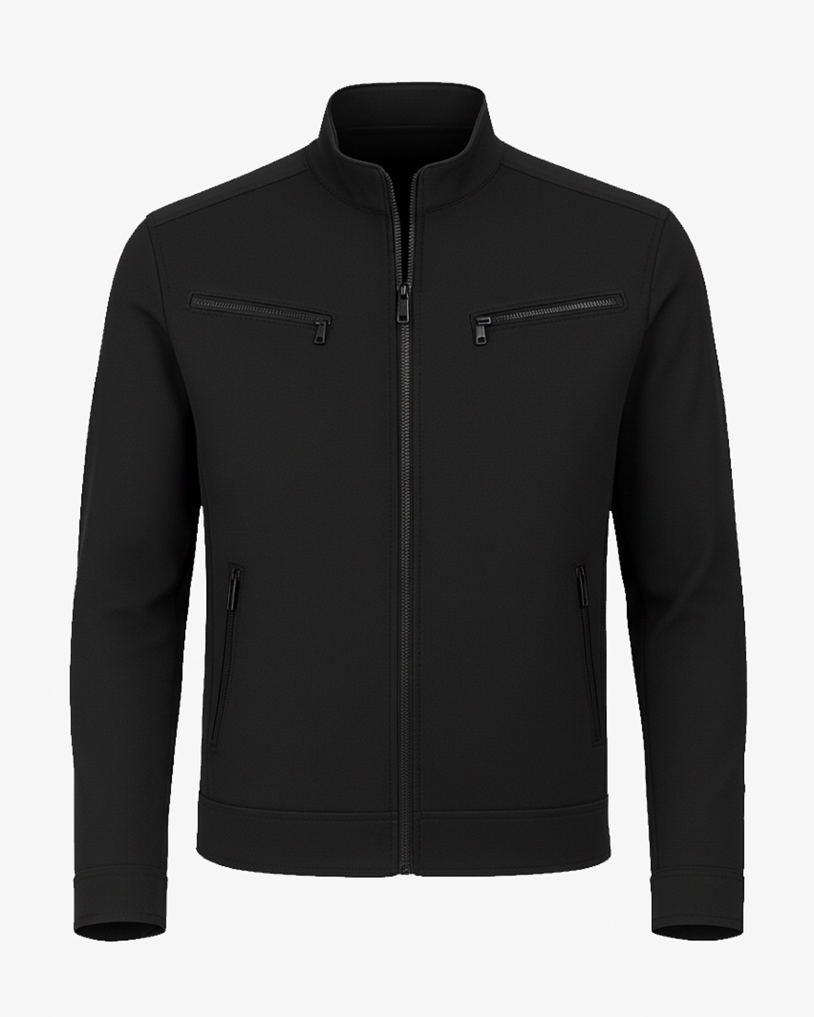Vicenza – Classic Black Biker Leather Jacket for Men Vicenza – Classic Black Biker Leather Jacket for Men