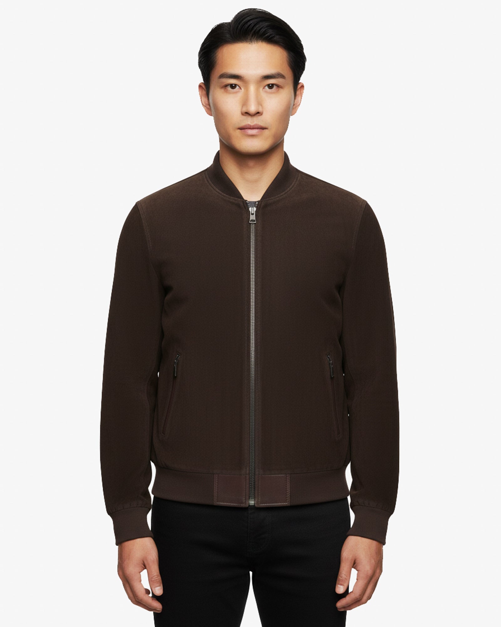 Lucca – Brown Suede Bomber Jacket for Men Lucca – Brown Suede Bomber Jacket for Men