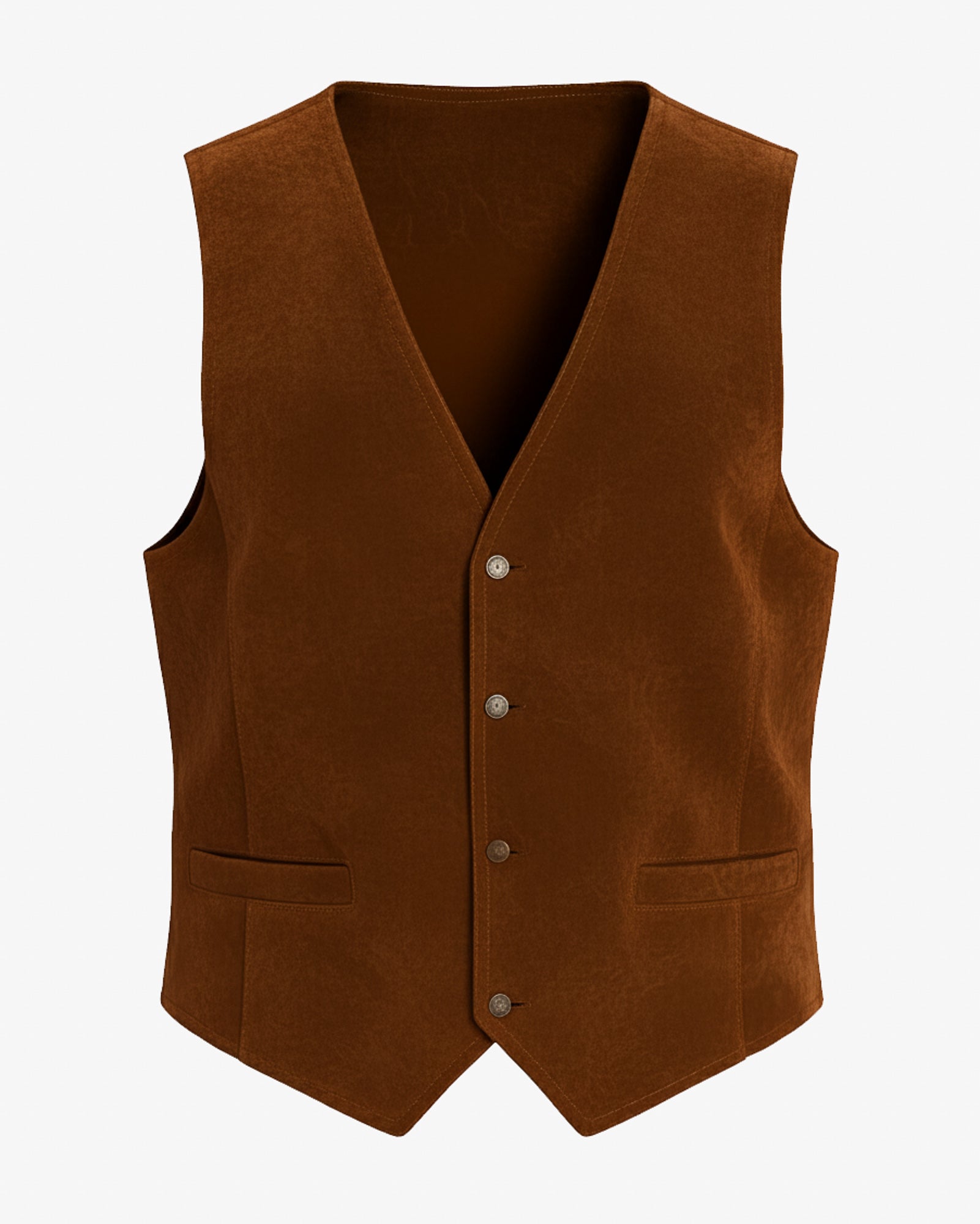 Berera – Men’s Brown Suede Leather Vest Berera – Men’s Brown Suede Leather Vest