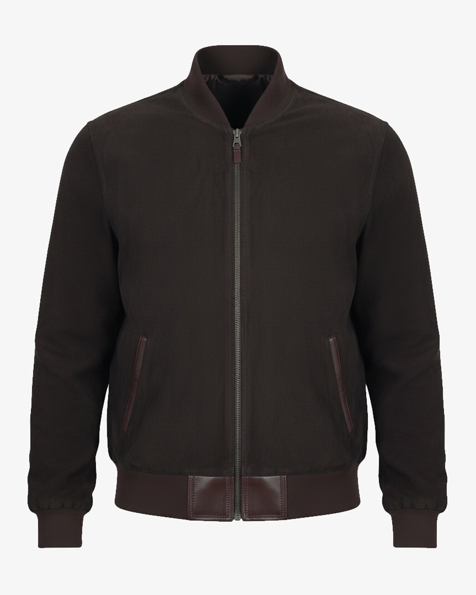 Lucca – Brown Suede Bomber Jacket for Men Lucca – Brown Suede Bomber Jacket for Men
