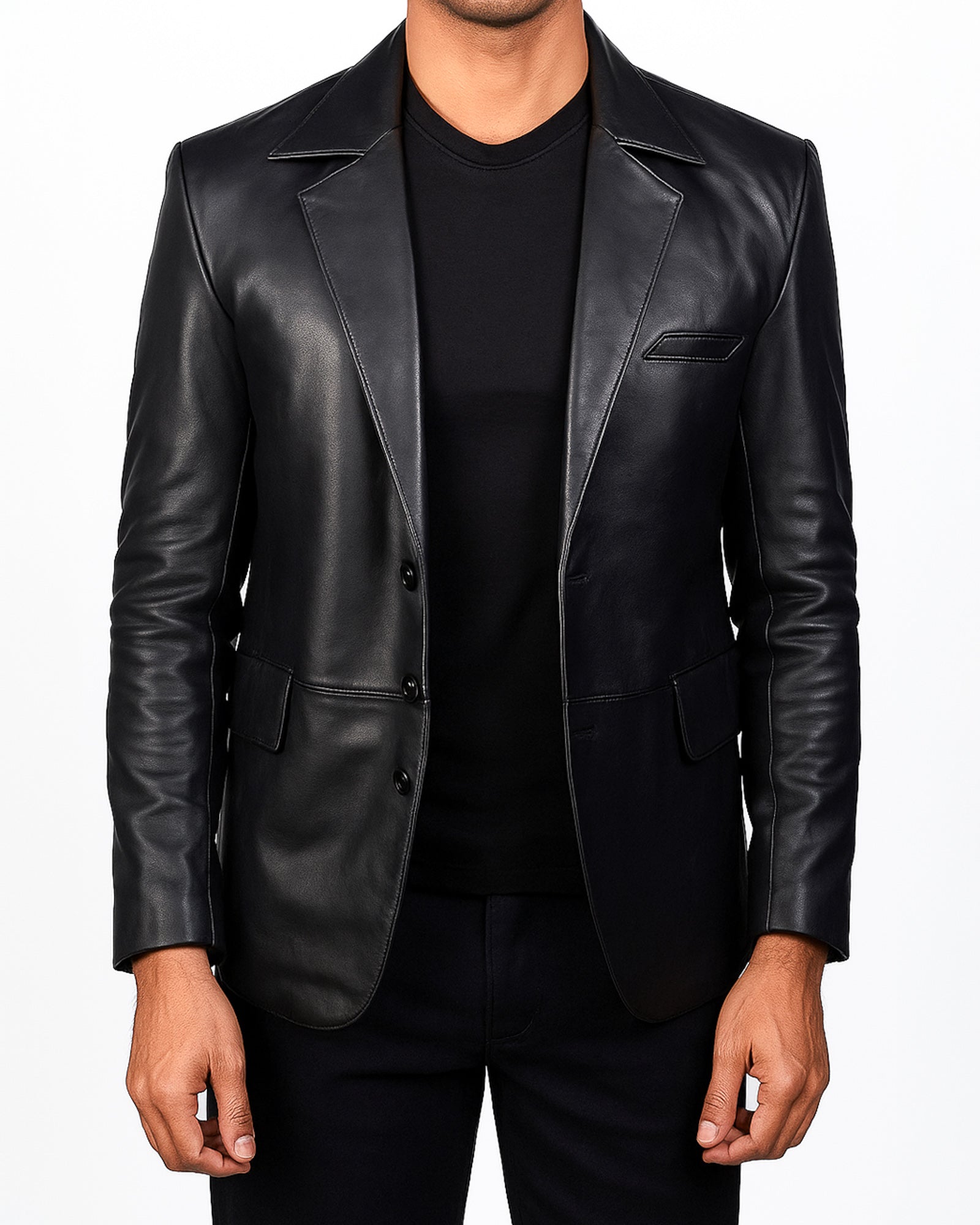 Black Genuine Leather Jacket