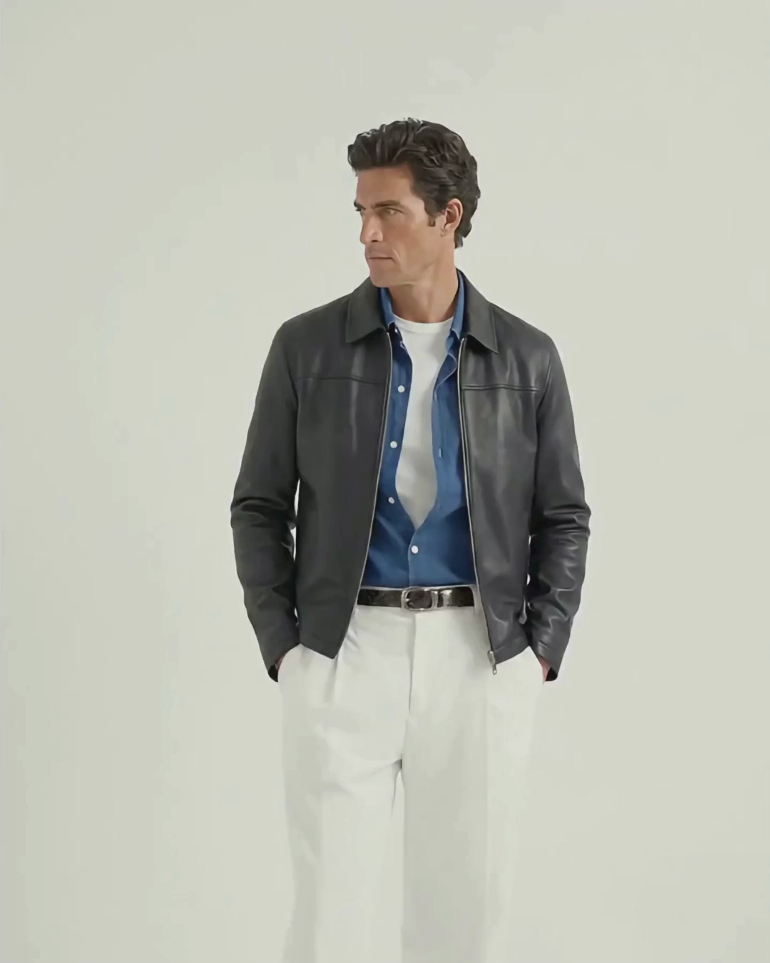 Catania – Premium Black Leather Jacket